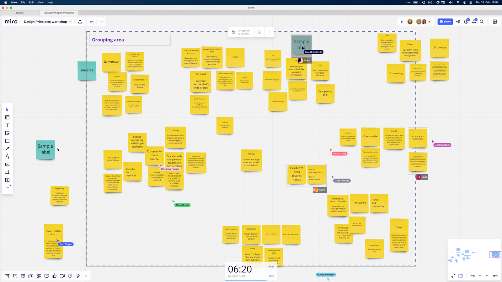 Uncovering themes among ideas