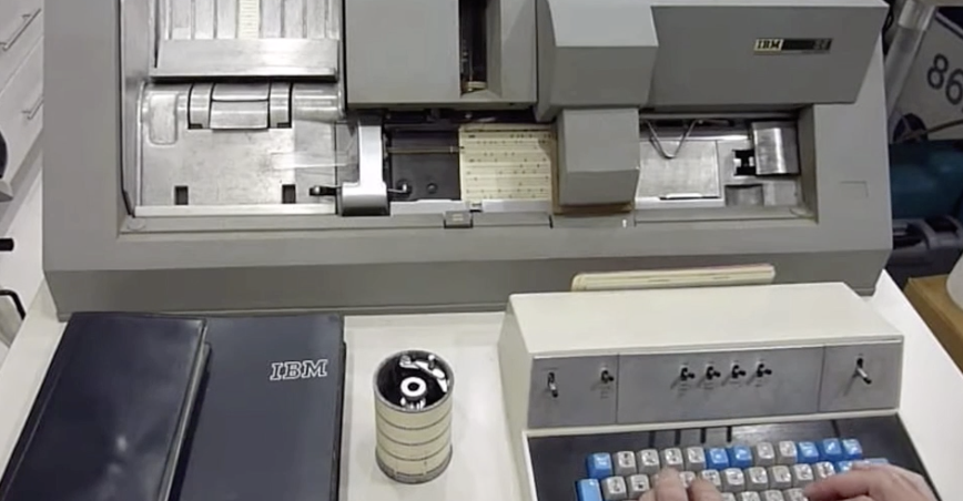 Punch card writer