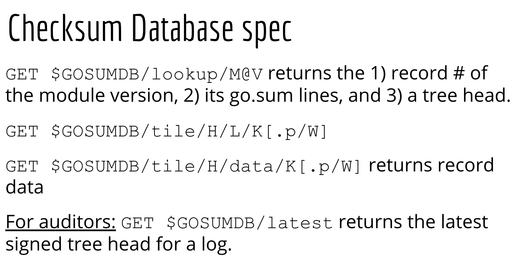 Go module proxy life of a query 97