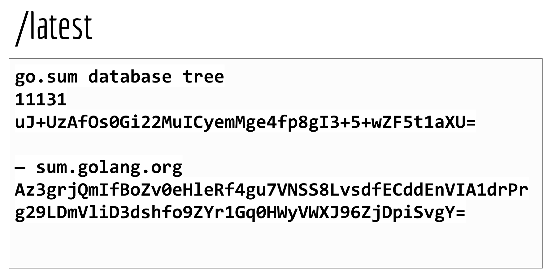Go module proxy life of a query 98