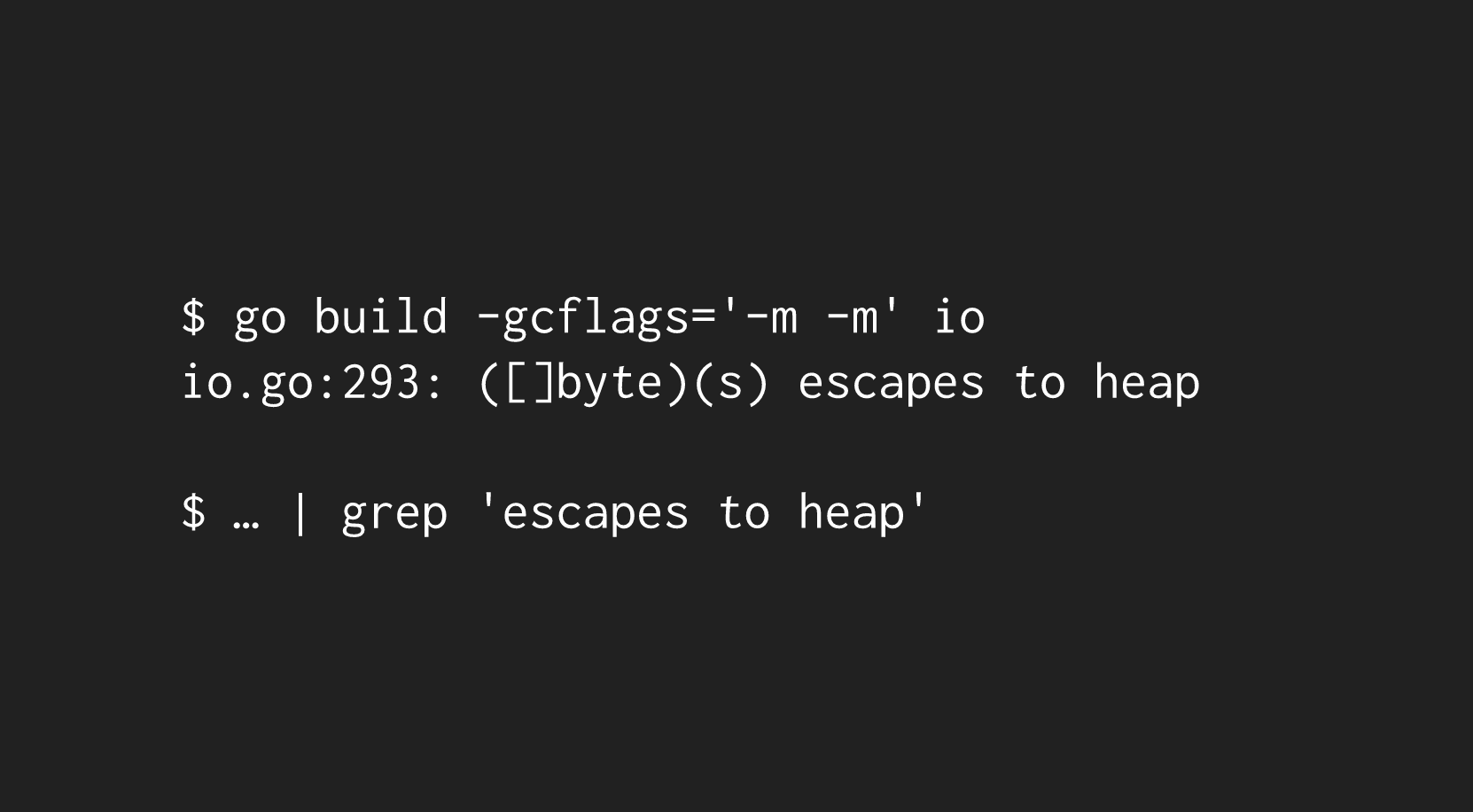 compiler heap