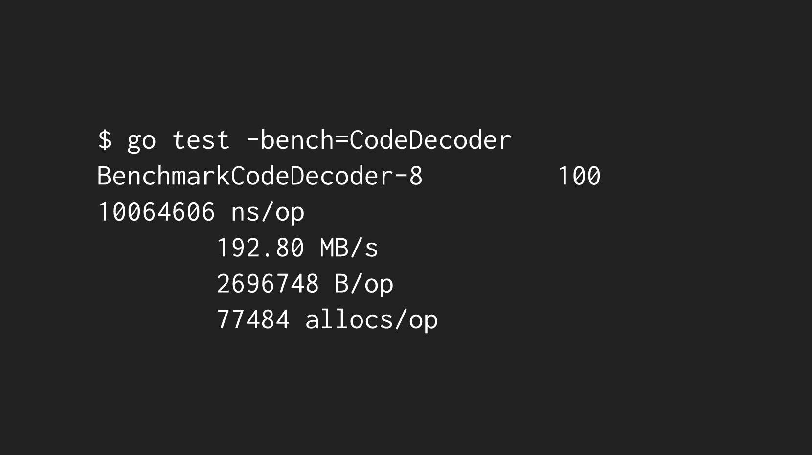json CodeDecoder